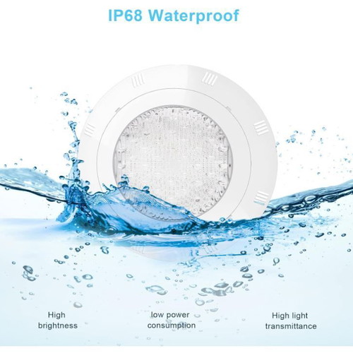 Kingwen Underwater LED Pool Light 38W RGBW, like new, with remote