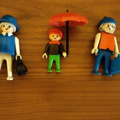 Playmobil Vintage collectibles 1974, 3 rare figures like new