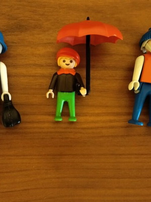 Playmobil Vintage collectibles 1974, 3 rare figures like new