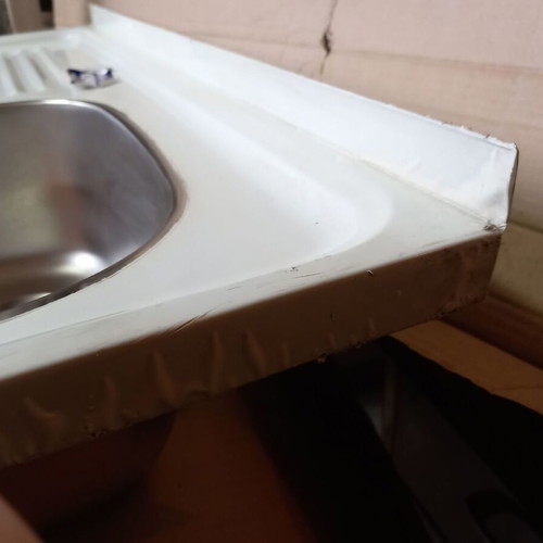 Stainless Steel Kitchen Sink Minos new 80x50 cm with basin