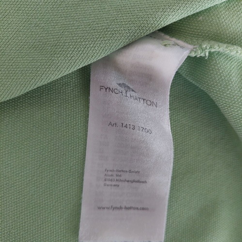 Fynch-Hatton pique polo shirt 2XL like new, light green