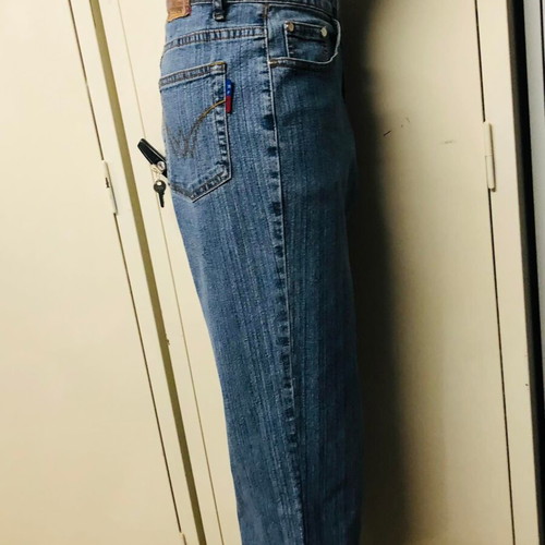 RE&X Pants used, size L, blue