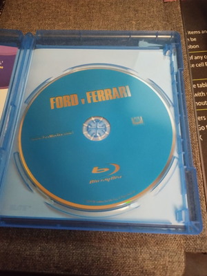 Ford v Ferrari Blu-Ray movie like new with slipcover