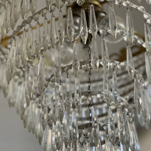 Vintage large chandelier used