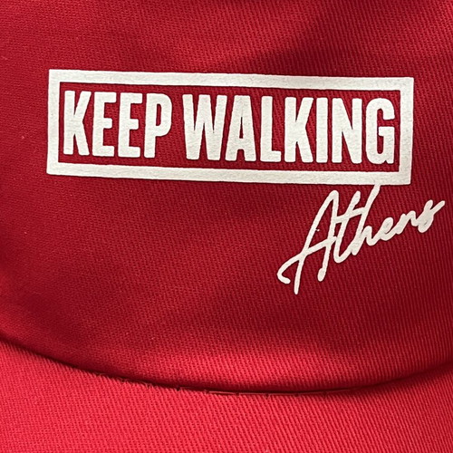 Johnnie Walker Hat red, new with Keep Walking logo