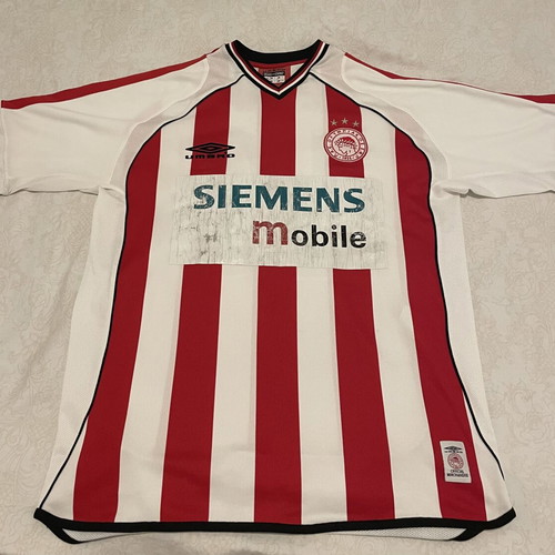 Olympiacos Giovanni Jersey 2001-2002 Season used, size XL