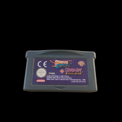 Scooby Doo Cyber Chase & Mystery Mayhem Game Boy Advance game used