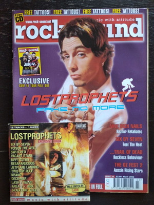 Rock Sound #34 magazine with CD used
