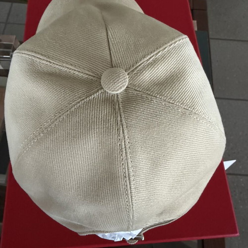 Ferragamo cap new, beige color