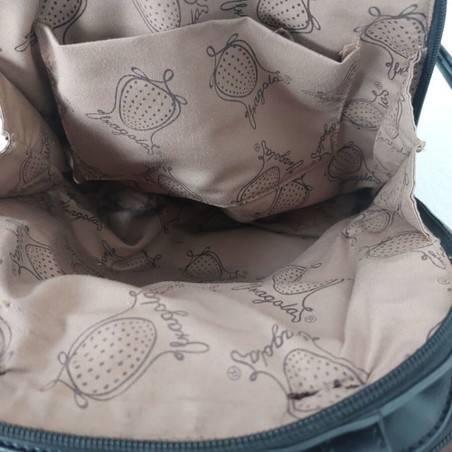 Fragola black 3-in-1 backpack used, shoulder and handbag
