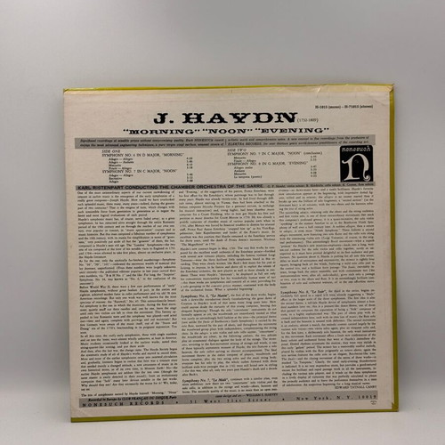 Symphony No. 6 Morning, No. 7 Noon, No. 8 Evening vinyl used