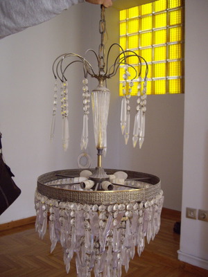 Crystal Chandelier used
