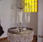Crystal Chandelier used