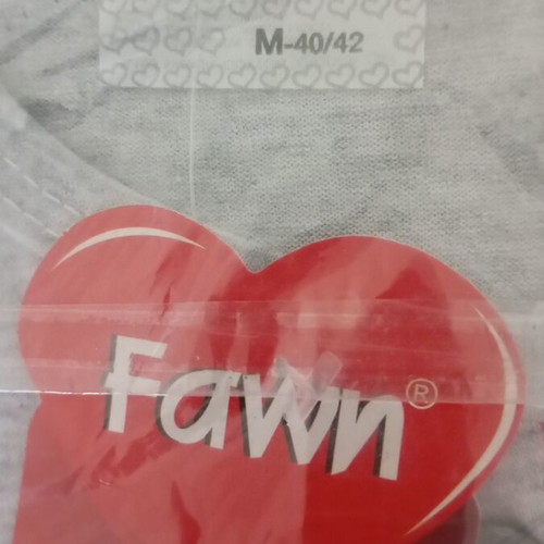 Fawn pajama set new, medium 40/42, gray and pink