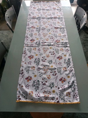 Floral table runner new size 50x150