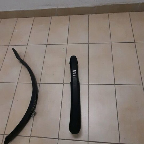 Plastic bicycle fenders used, durable protective mudguards