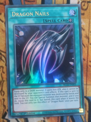 Dragon Nails κάρτα Yu-Gi-Oh! μεταχειρισμένη, Normal Spell