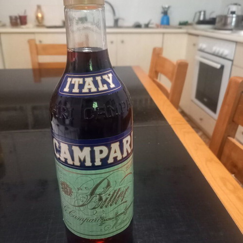 Campari sealed drink from the 90s