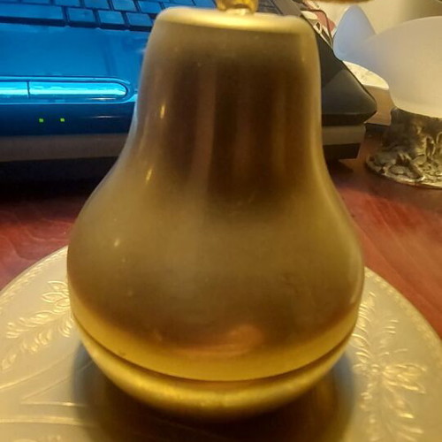 Bronze gilded set vintage with stamp, like new