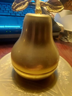 Bronze gilded set vintage with stamp, like new