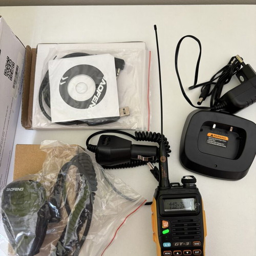 Baofeng GT-3 VHF UHF Two-Way Radio like new with accessories