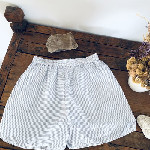 Ioanna Kourbela striped shorts like new, linen and cotton