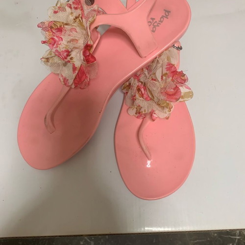 Pink sandals size 37 used