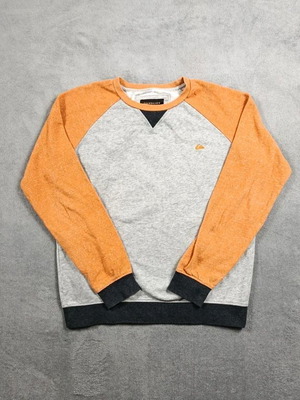 Quiksilver sweatshirt like new, heather grey and orange, size M