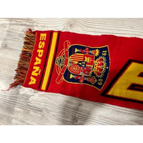 Espana RFEF Spain Football Soccer Scarf used, 100% acrylic