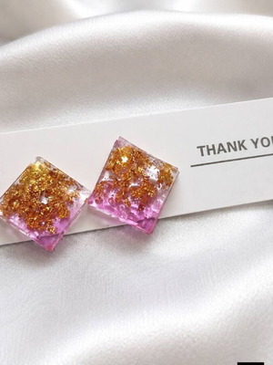 Handmade resin earrings new