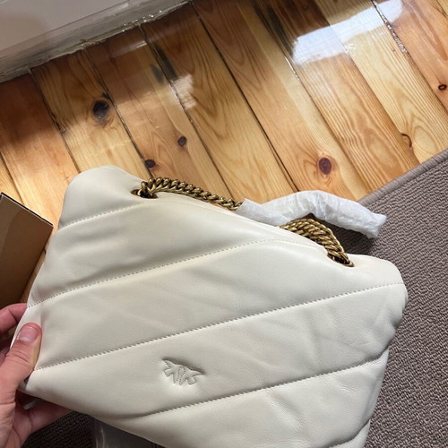 Pinko shoulder bag new, white cream
