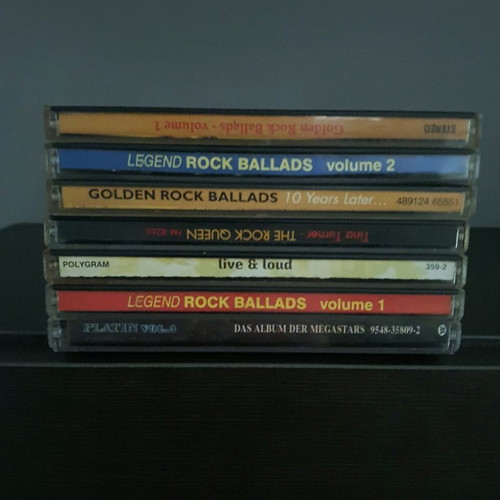 Rock CDs used, pack of 7