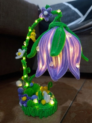 Handmade flower lamp new
