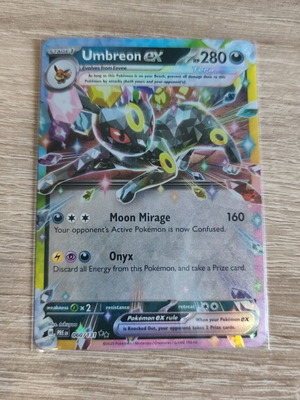 Umbreon ex Pokemon card new