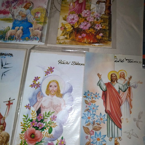 Easter cards new with Jesus designs in envelopes