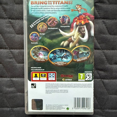 Crash of the Titans for PSP used