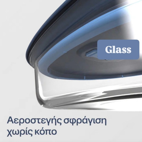 Voila Glass 1.6L Airtight Container Tupperware New