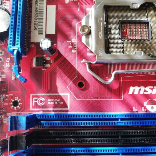 MSI Fujitsu Esprimo P2760 motherboard used, Socket LGA1156