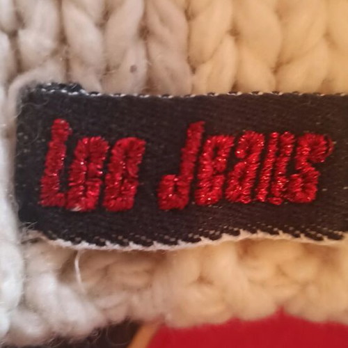 Lee Cooper sweater like new, white, excellent knit