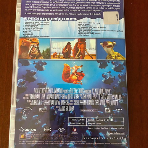 Ice Age 2 The Meltdown DVD like new, dubbed, animated comedy
