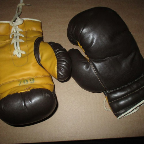 Children's boxing gloves used, 6 oz