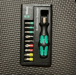 Wera Kraftform Mini Set like new with bit driver and bits
