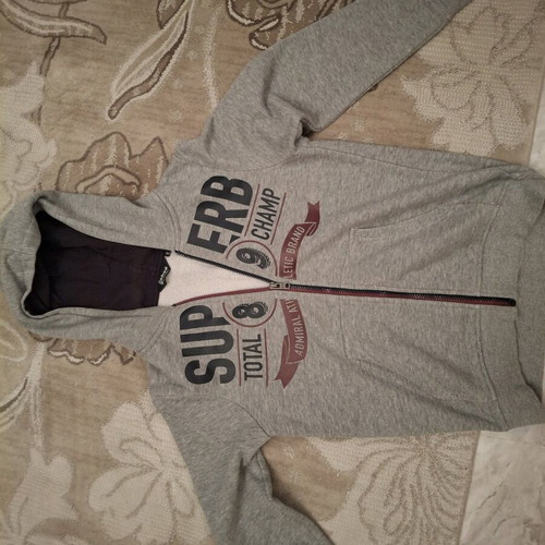 Admiral children's jacket like new, gray, age 12