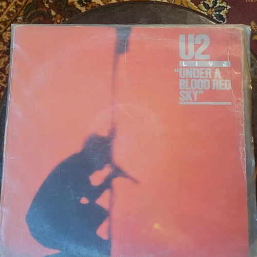 U2 Under a Blood Red Sky vinyl used, rock