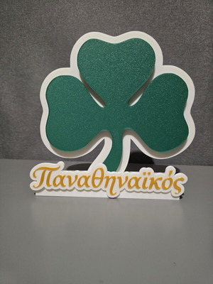 3D Printed Panathinaikos Decorative Stand like new