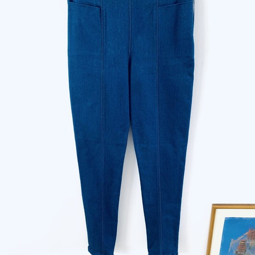 High-waisted pants Ioanna Kourbela new, blue, size S