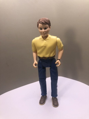 Fisher-Price Loving Family Dad Figure used, yellow shirt, 1998