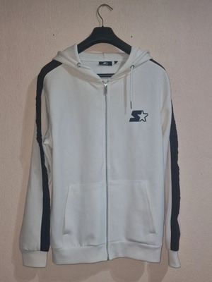Starter white cardigan like new, size M