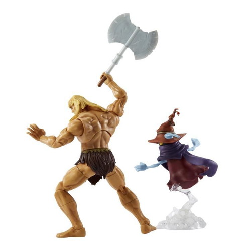 Mattel Masters of the Universe Revelation Savage He-Man & Orko action figure set new