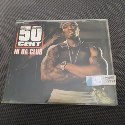 50 Cent In Da Club CD single used, 3 songs + 2 videos